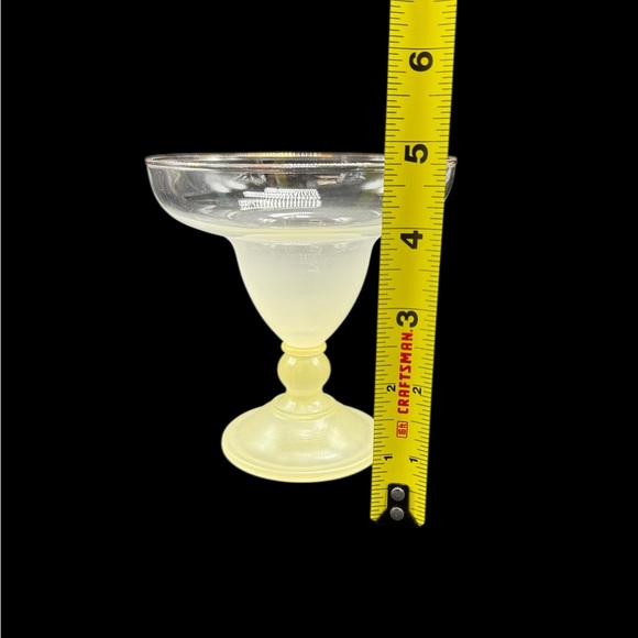 Blendo Margarita Glasses Set of 5 Frosted Colorful Vintage Mid Century Modern - Picture 9 of 11